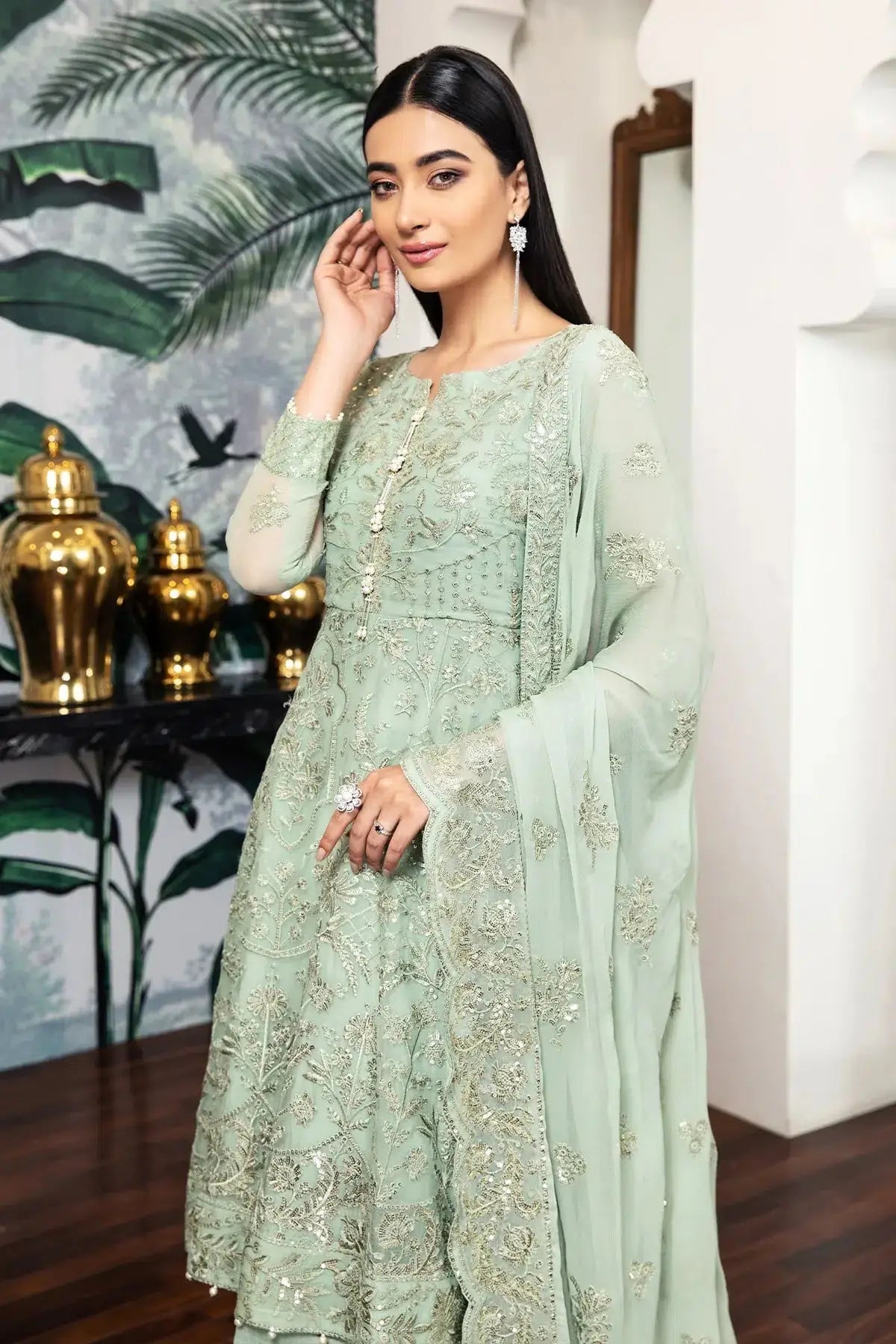 Alizeh | Formals Collection | Saphir - Pakistani Designer Dress - by Zarif | Type: Formal - 100% Original at Saira Sultan