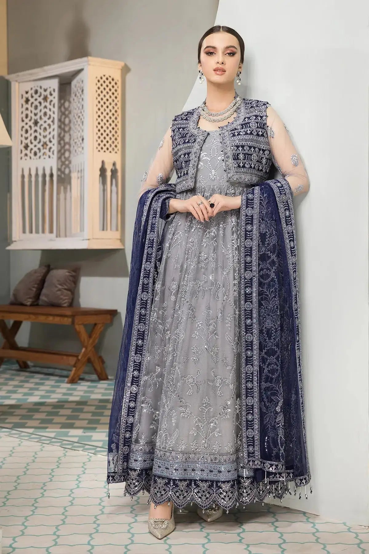 Alizeh | Formals Collection | Aks - Pakistani Designer Dress - by Alizeh | Type: Formal - 100% Original at Saira Sultan