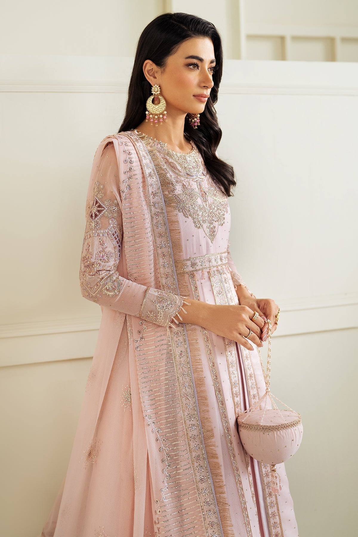 Alizeh | Selene Luxury Chiffon Collection 25 | AF-PS-8006-Izna XL Pink Chiffon
