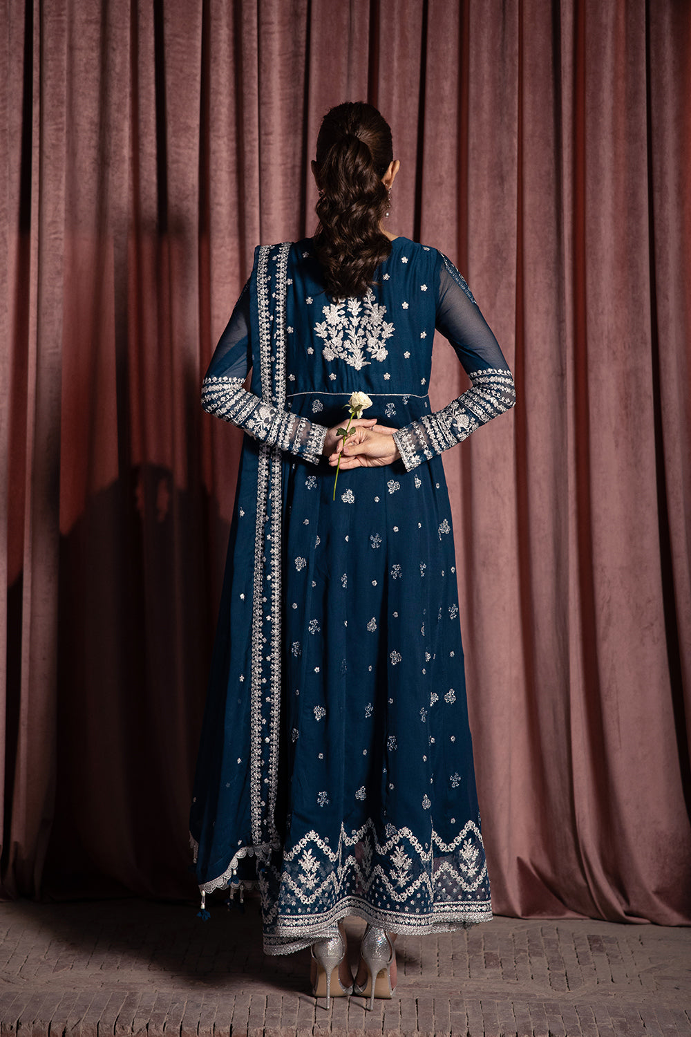 Azure | Luxe Formals | Aquatic Whisper - Pakistani Designer Dress - by Azure - Type : Ladies Clothes - 100% Original at Saira Sultan