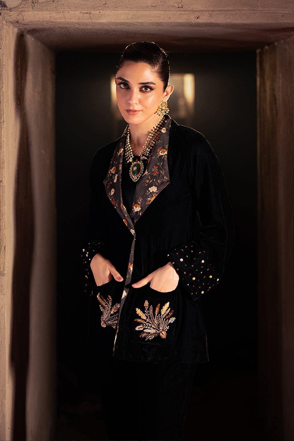 Azure | Vogue Formals | Aristocrat M Black Velvet