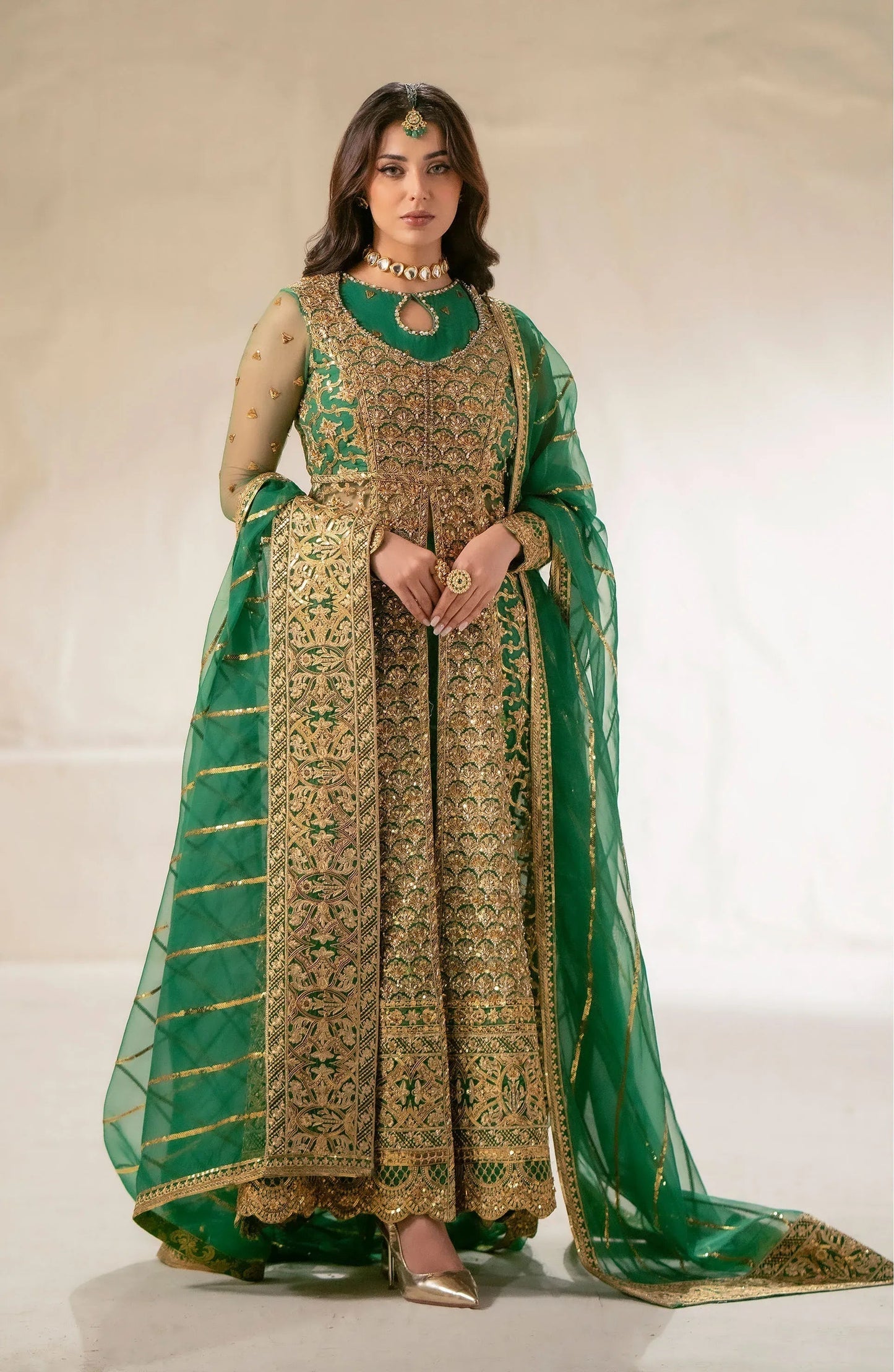 Maryum N Maria | Luxury Formals | DELBAR - MW24-570 - Pakistani Designer Dress - by Maryum N Maria | Type: Formal - 100% Original at Saira Sultan