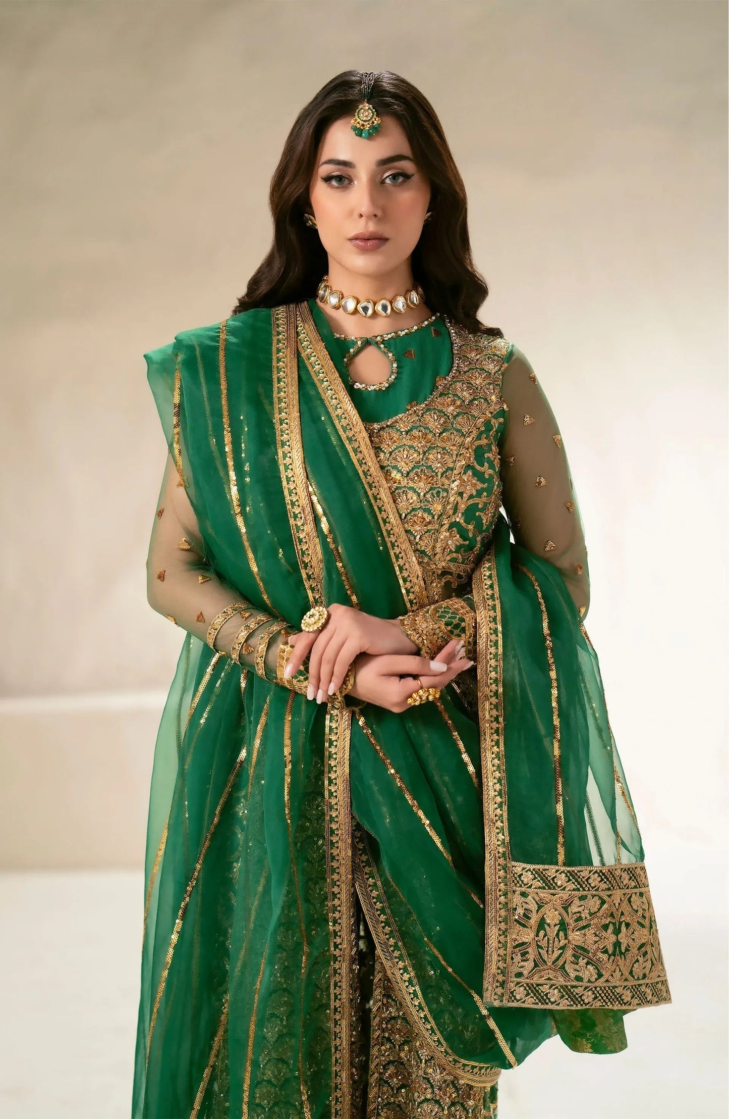 Maryum N Maria | Luxury Formals | DELBAR - MW24-570 - Pakistani Designer Dress - by Maryum N Maria | Type: Formal - 100% Original at Saira Sultan