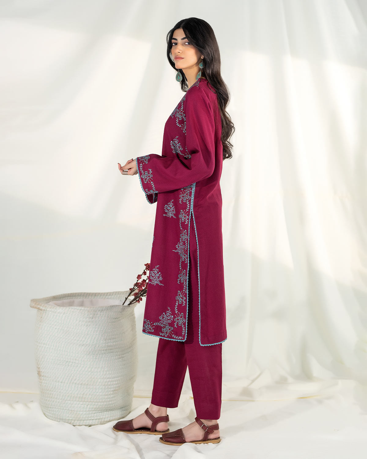 Zevk | Winter Flavour | BEETROOT S Magenta Khaddar