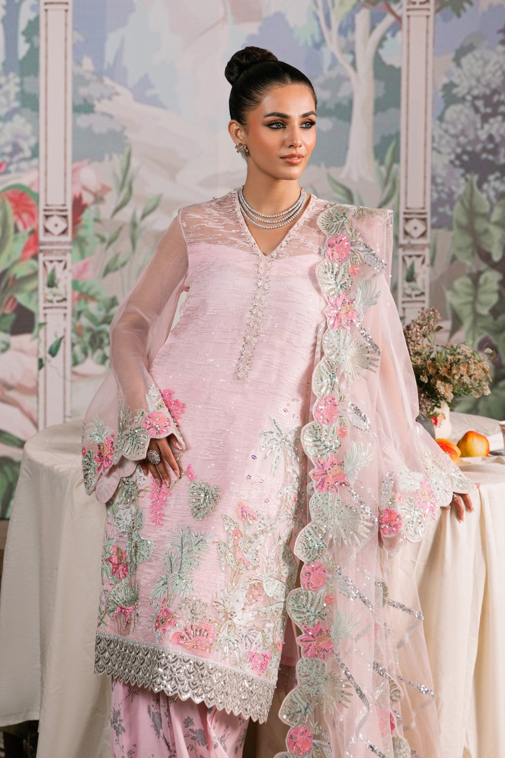 Maryum N Maria | Zircon Formals | AVA - MS40075 L Soft Lilac Organza