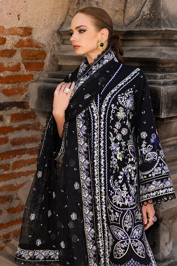 Saffron | Solace Winter Edit | Belle XL Black Khaddar