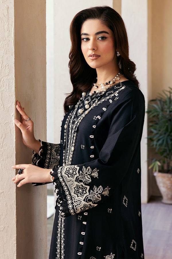 Saffron | Summer Soiree 25 | Noir - Pakistani Designer Dress - by Saffron | Type: Ladies Clothes - 100% Original at Saira Sultan