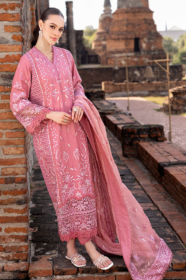Saffron | Solace Winter Edit | Froza XL Blush Pink Khaddar