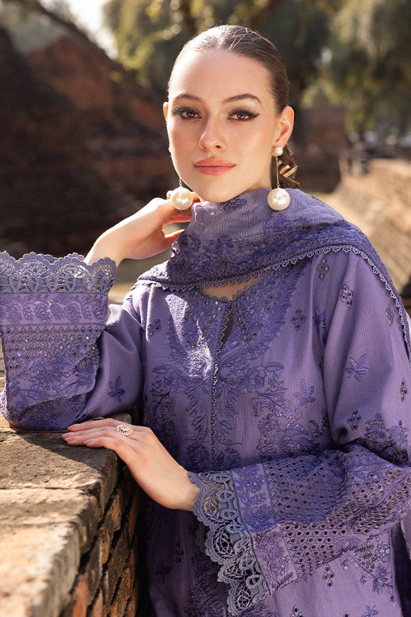 Saffron | Solace Winter Edit | Jasmine XL Lavender Khaddar