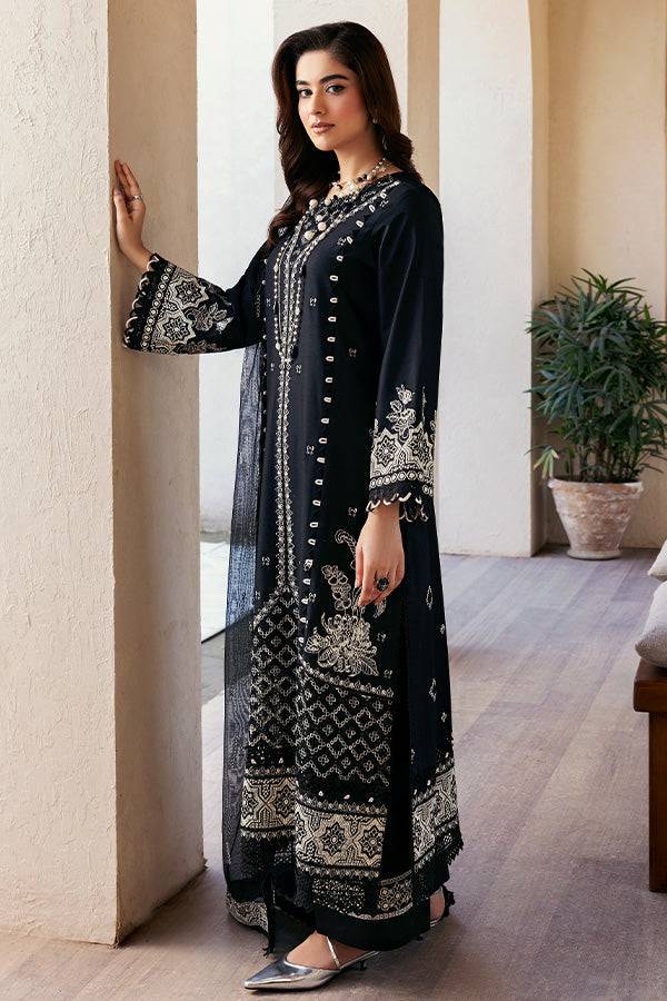 Saffron | Summer Soiree 25 | Noir - Pakistani Designer Dress - by Saffron | Type: Ladies Clothes - 100% Original at Saira Sultan