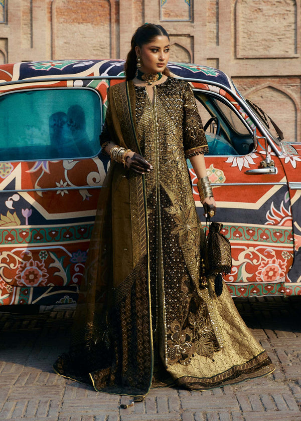 Laj | Hath Kahani Luxury Formals 24 | RAHIB S Black Shimmer Velvet