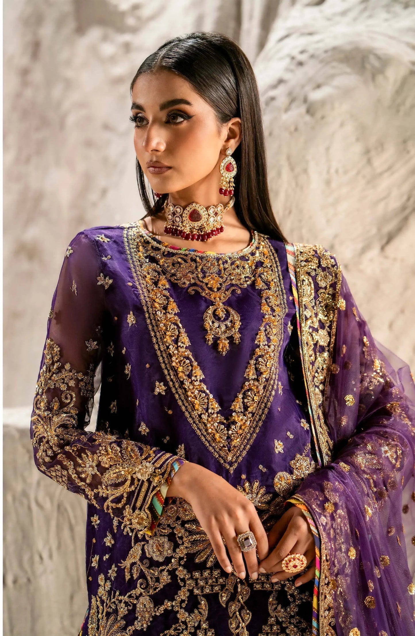 Maryum N Maria | Luxury Formals | ANAHITA-MW24-568 - Pakistani Designer Dress - by Maryum N Maria | Type: Formal - 100% Original at Saira Sultan