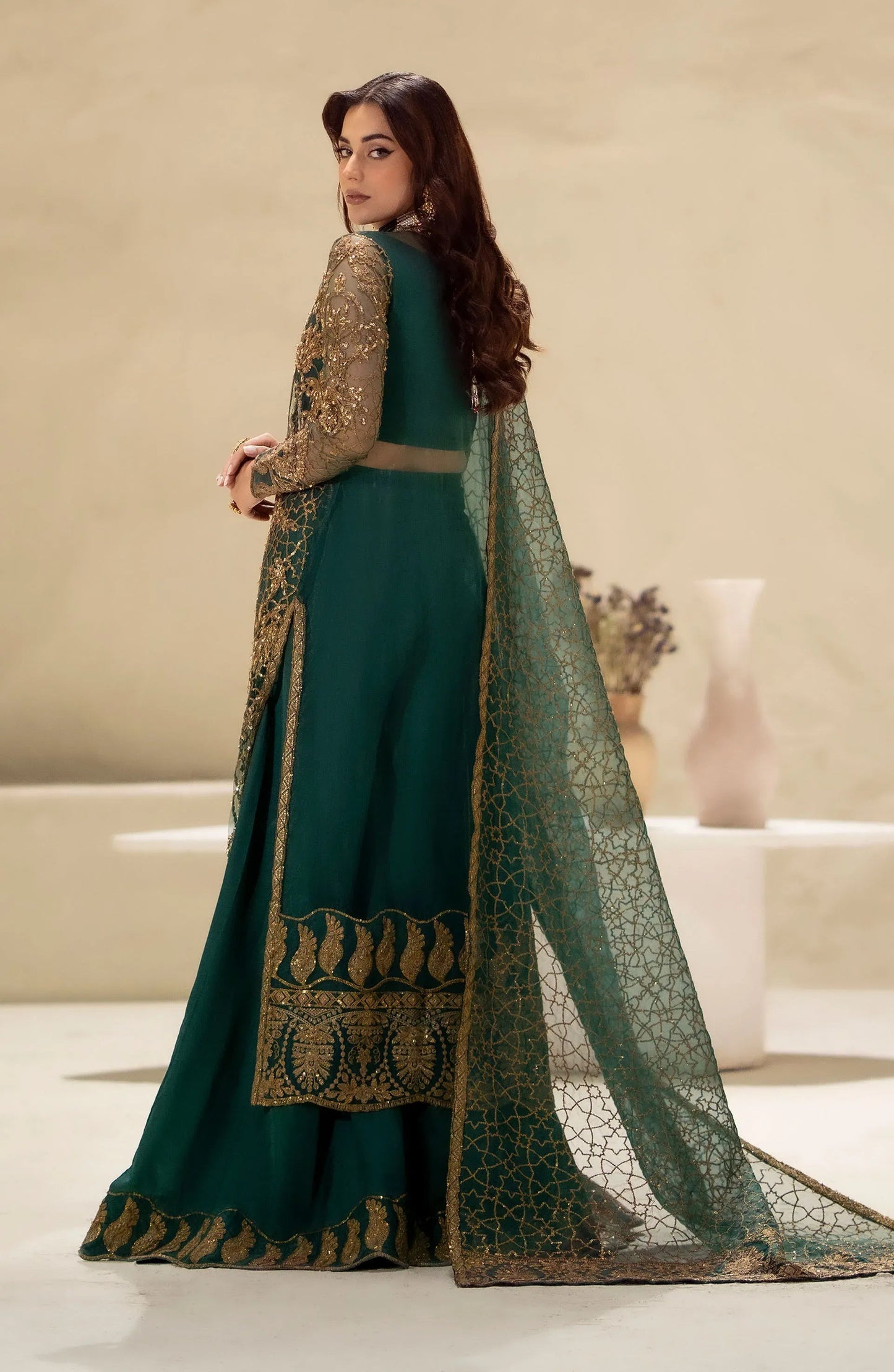 Maryum N Maria | Luxury Formals | LALEH-MW24-566 - Pakistani Designer Dress - by Maryum N Maria | Type: Formal - 100% Original at Saira Sultan