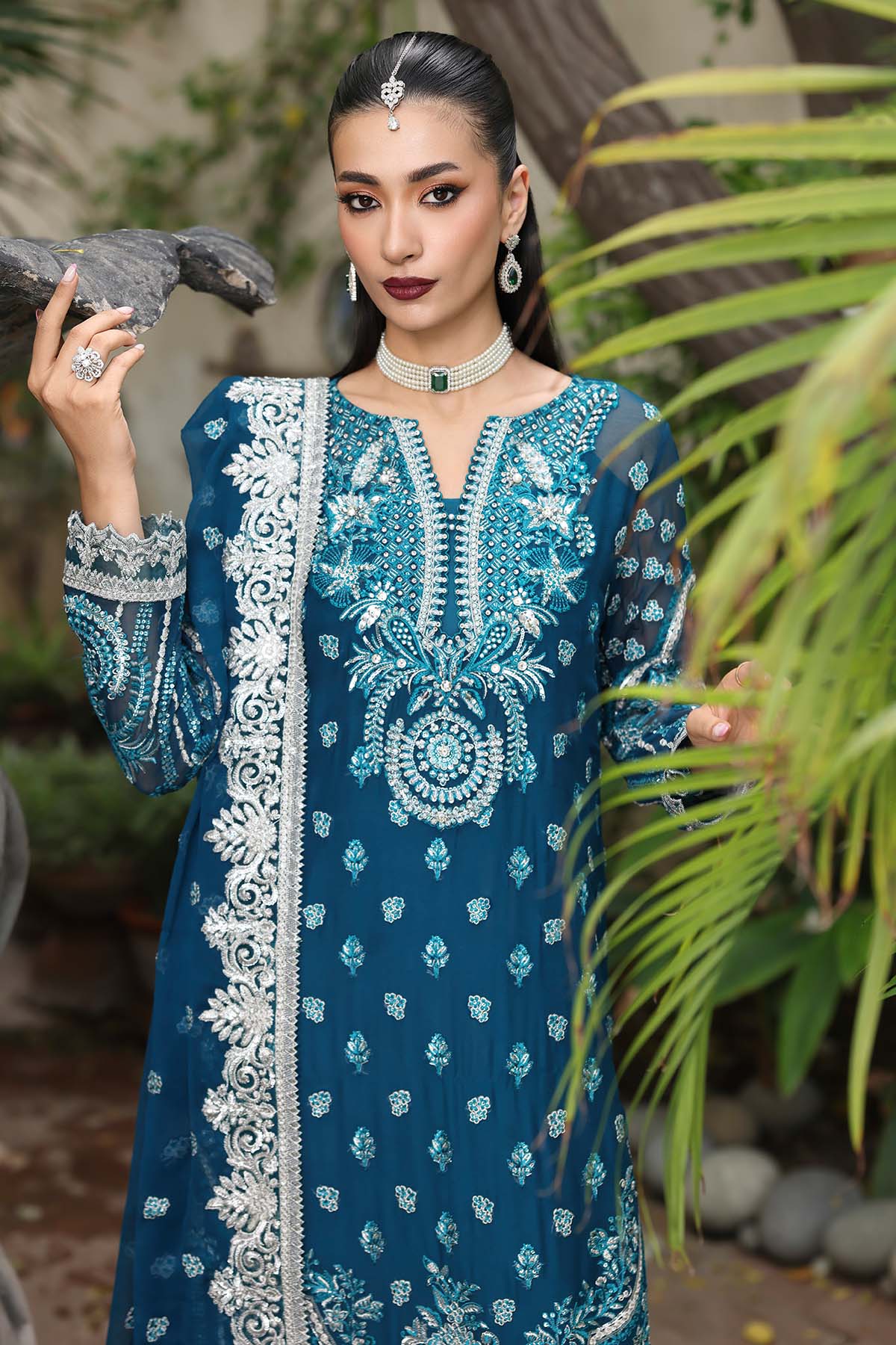 Imrozia Premium I Saiyara Formals I I-232 AZURA - Pakistani Designer Dress - by Imrozia Premium - Type : Ladies Clothes - 100% Original at Saira Sultan
