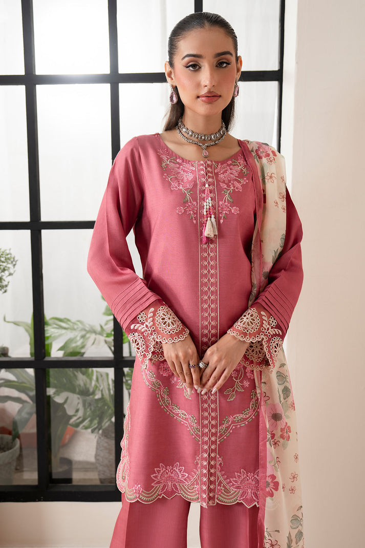 Imrozia Premium I Bloom Core | IP-170 PINK MUSK - Pakistani Designer Dress - by Imrozia Premium - Type : Ladies Clothes - 100% Original at Saira Sultan