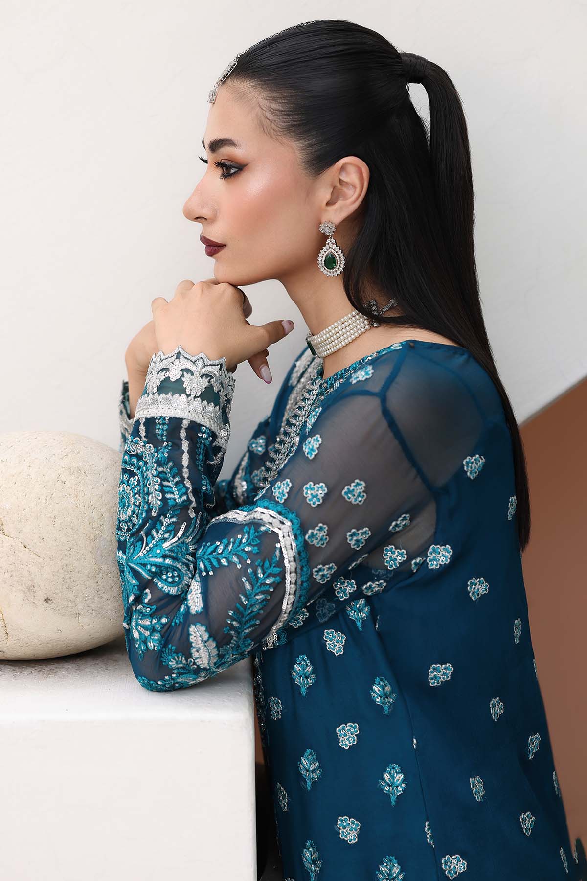 Imrozia Premium I Saiyara Formals I I-232 AZURA - Pakistani Designer Dress - by Imrozia Premium - Type : Ladies Clothes - 100% Original at Saira Sultan