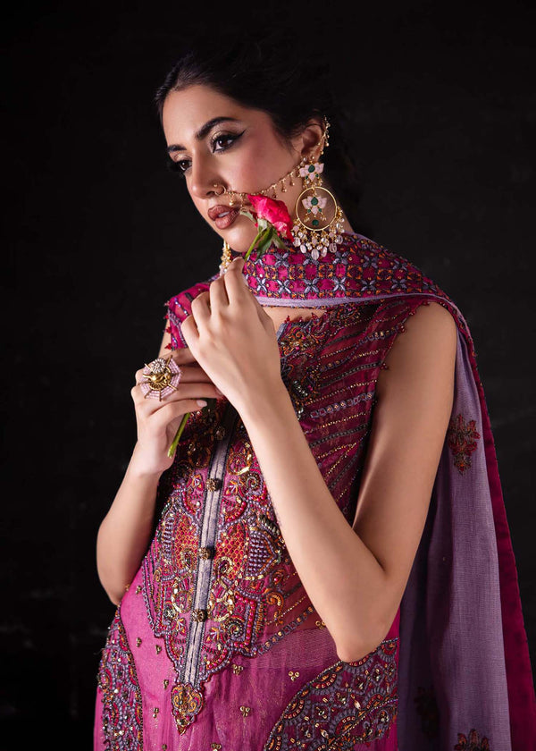 Laj | Elaheh Formals | ROSA S Purple Organza