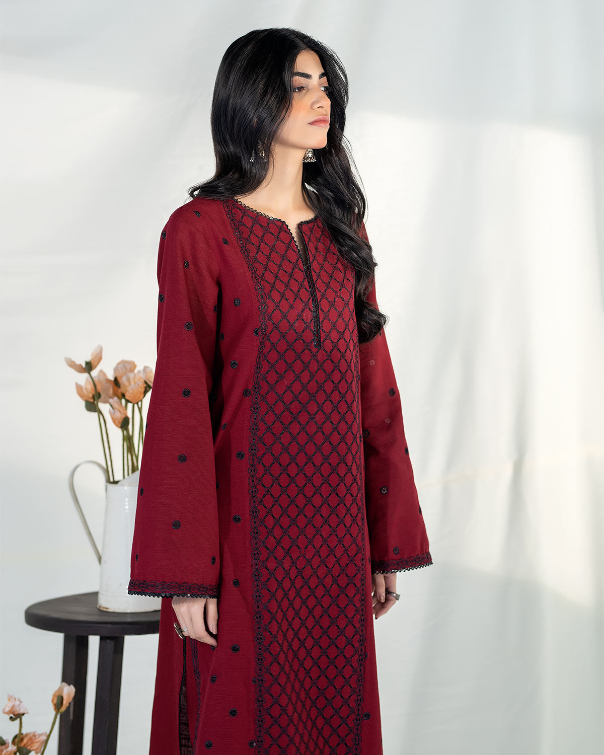 Zevk | Winter Flavour | RASPBERRY L Red Khaddar