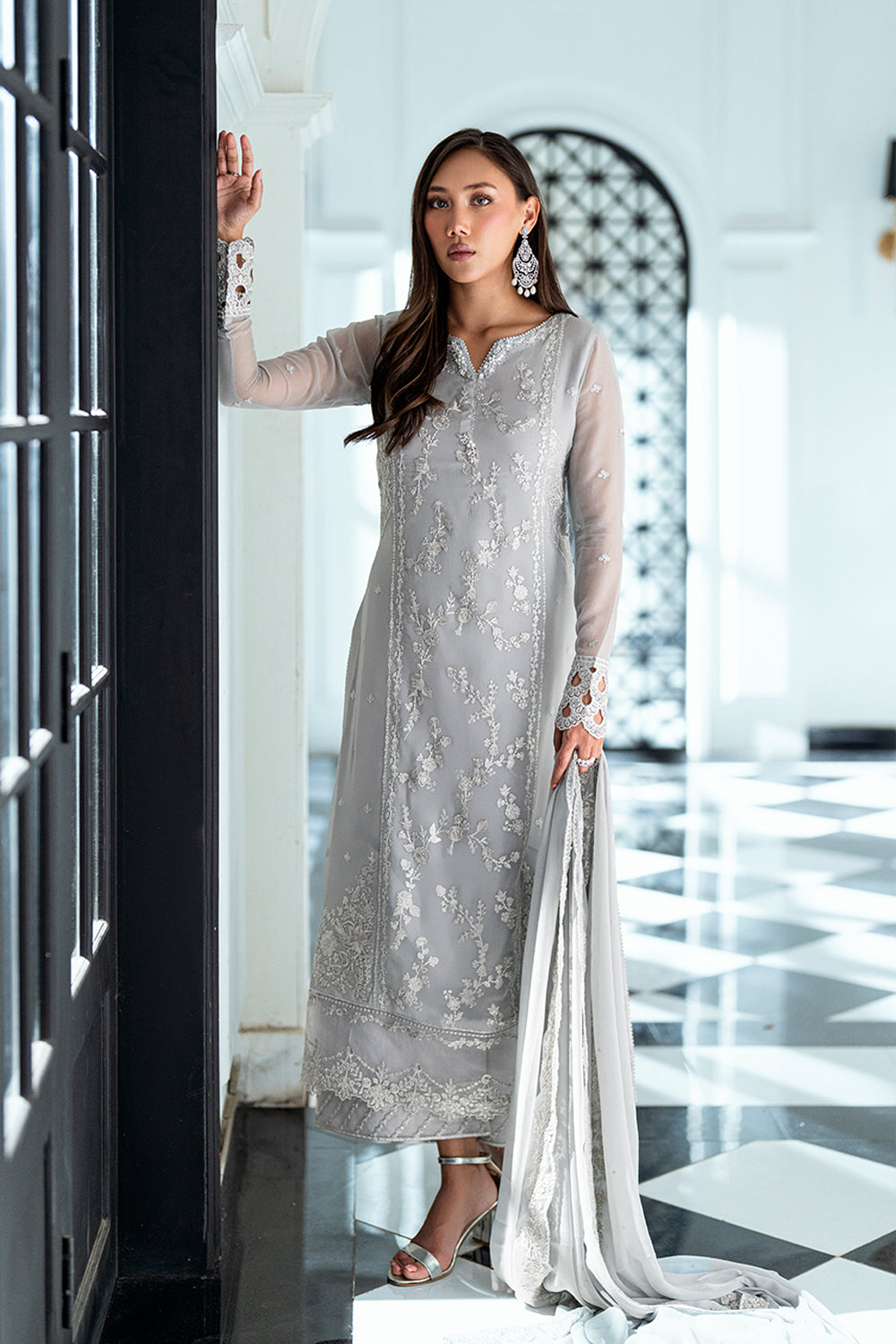 Azure | Ensembles | Ash Veil - Pakistani Designer Dress - by Azure - Type : Ladies Clothes - 100% Original at Saira Sultan