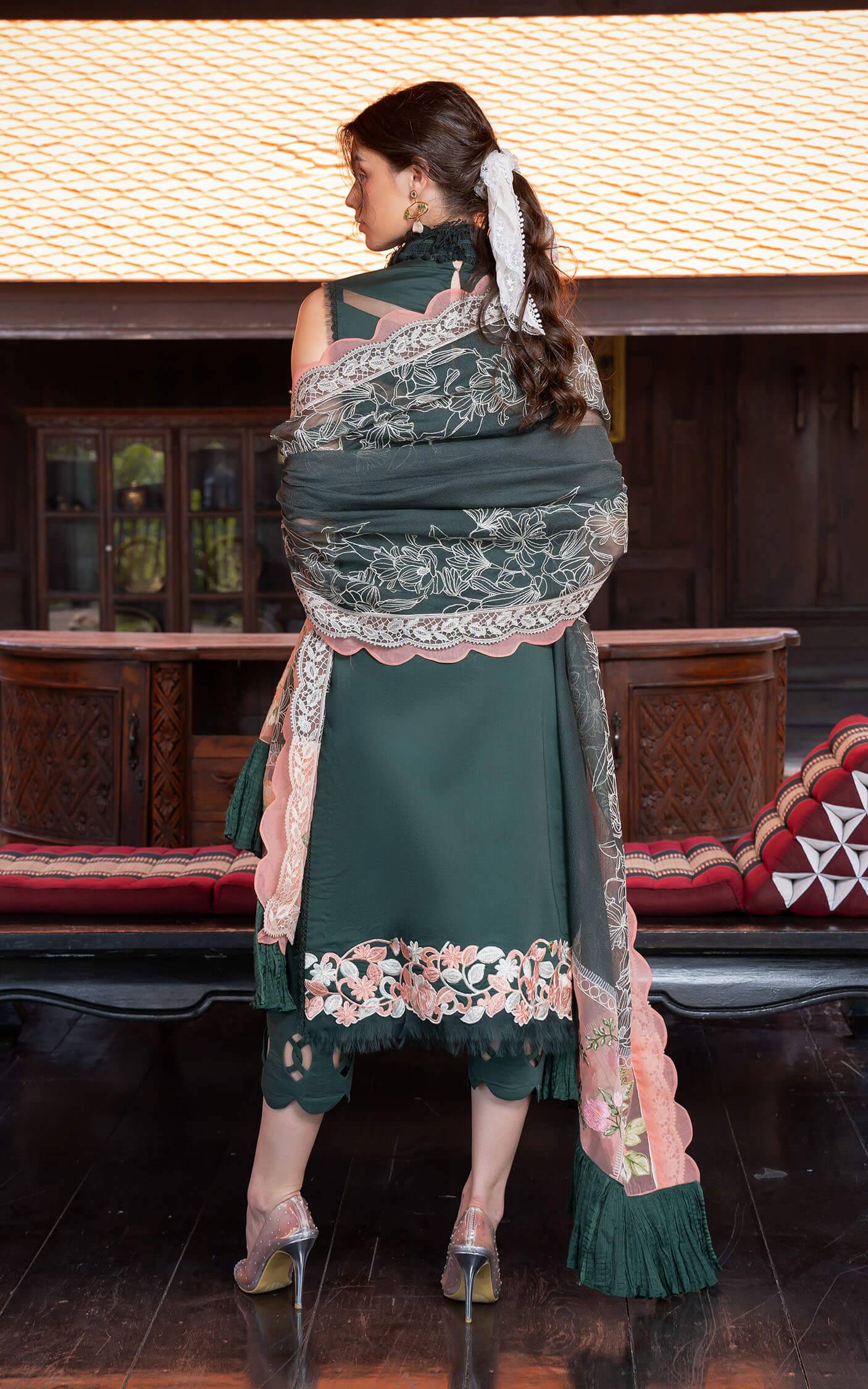 Asifa and Nabeel | Rosemary Ruffles 24 | Charisma - Pakistani Designer Dress - by Asifa and Nabeel | Type: Luxury - 100% Original at Saira Sultan
