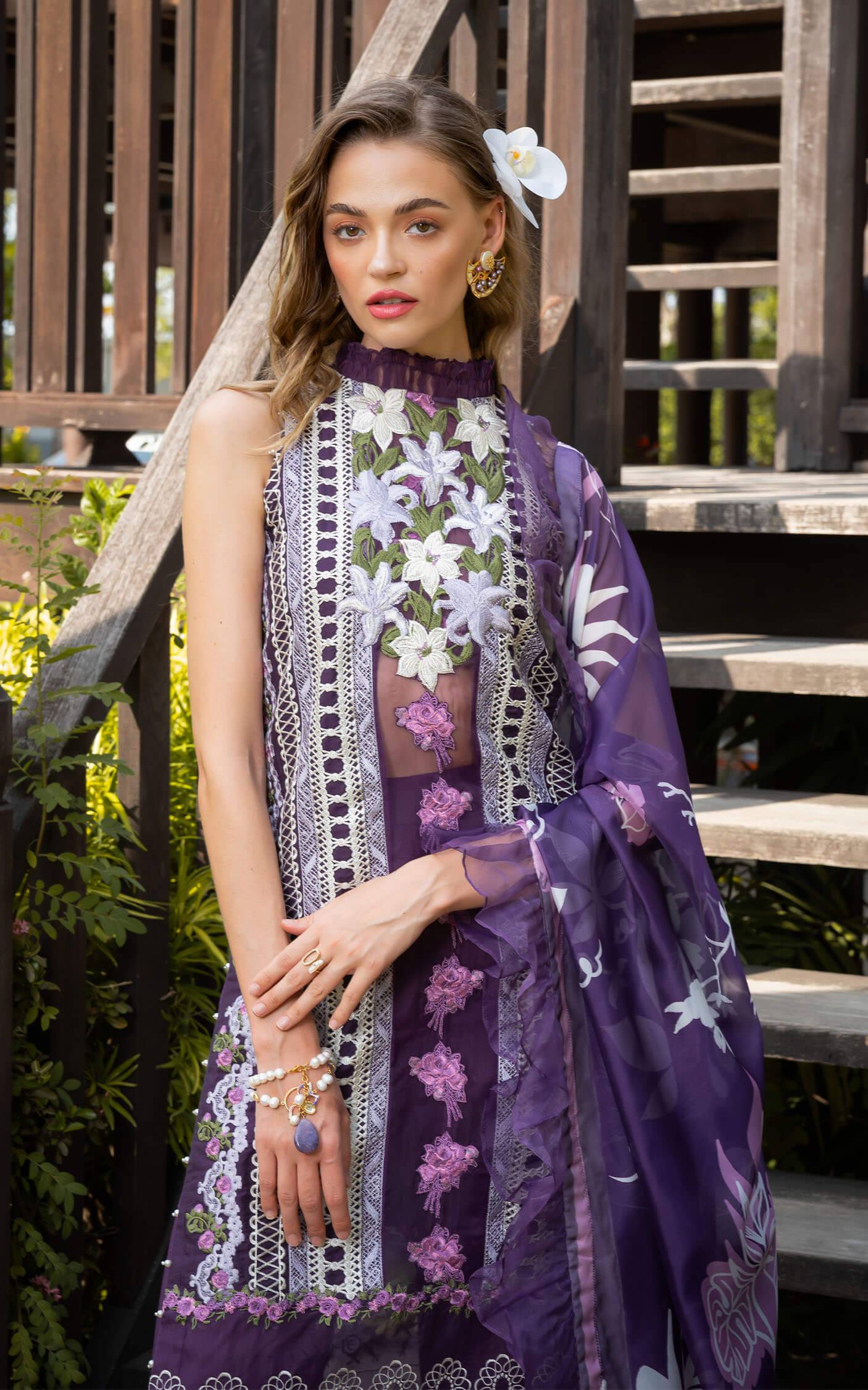 Asifa and Nabeel | Rosemary Ruffles 24 | Dazzle - Pakistani Designer Dress - by Asifa and Nabeel | Type: Luxury - 100% Original at Saira Sultan