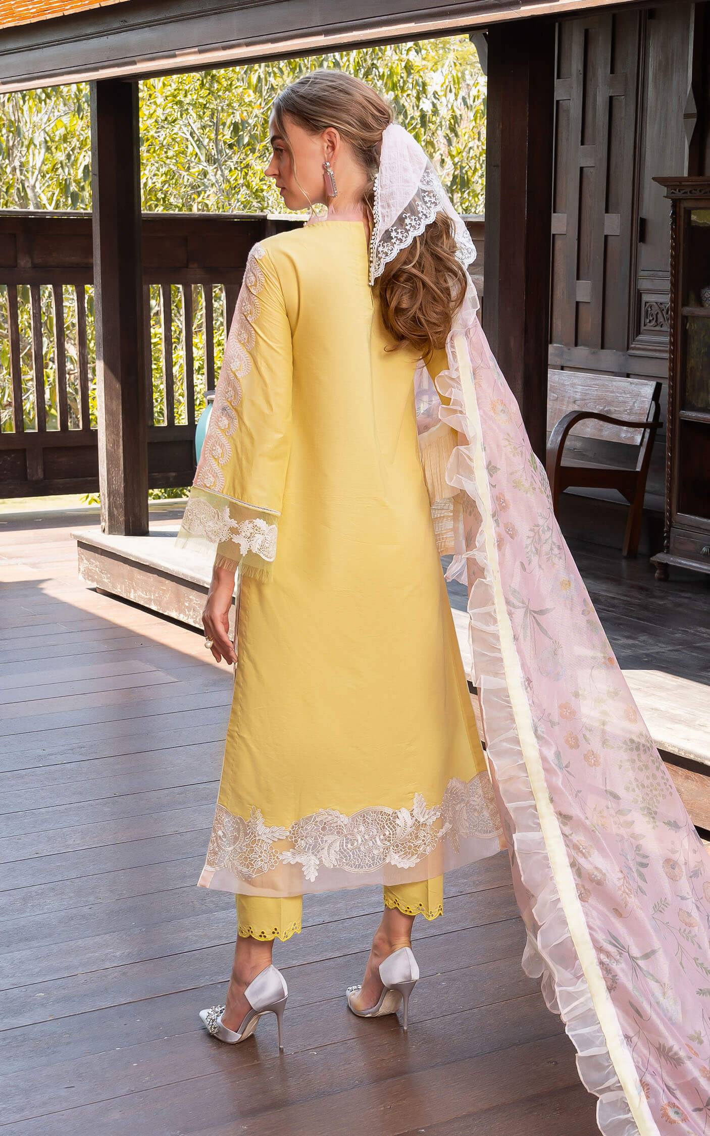 Asifa and Nabeel | Rosemary Ruffles 24 | Essence - Pakistani Designer Dress - by Asifa and Nabeel | Type: Luxury - 100% Original at Saira Sultan