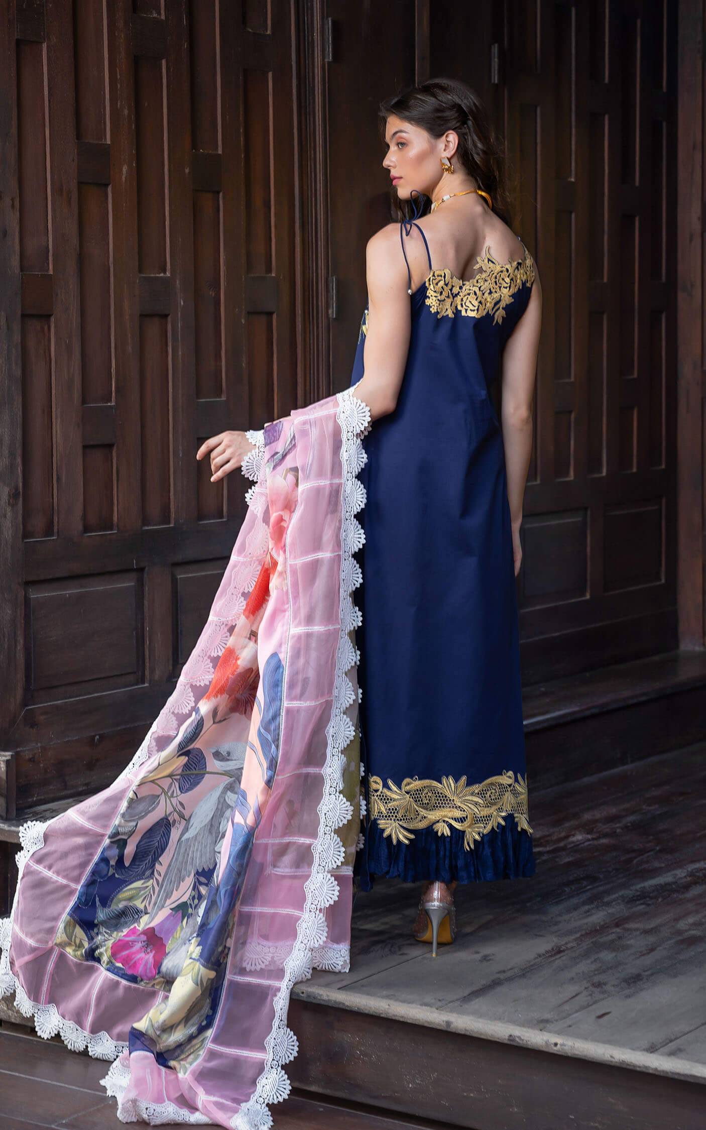 Asifa and Nabeel | Rosemary Ruffles 24 | Whismical - Pakistani Designer Dress - by Asifa and Nabeel | Type: Luxury - 100% Original at Saira Sultan