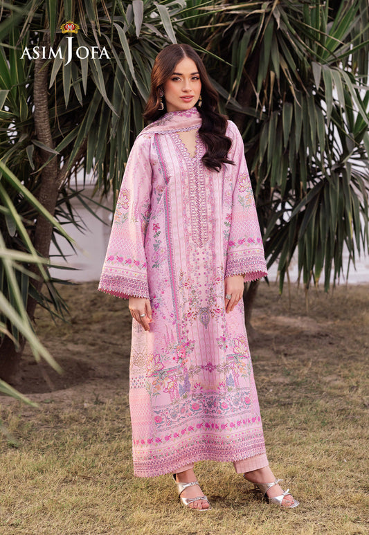 Asim Jofa | Charmuse Silk | AJRS-03 XS Pink Grip