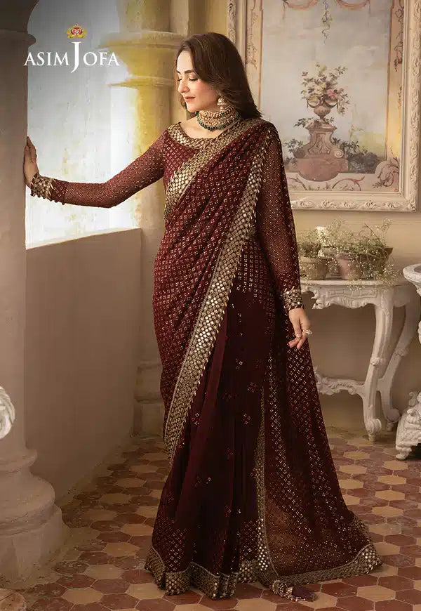 Asim Jofa | Khwab e Naubahar 23 | AJNB-07 - Pakistani Designer Dress - by Asim Jofa | Type: Bridal - 100% Original at Saira Sultan