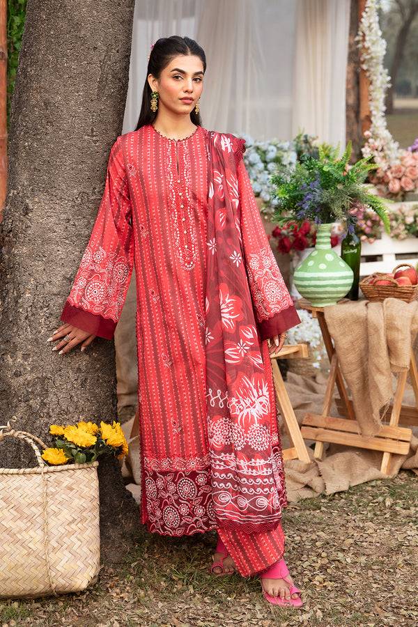 Afrozeh | Ayzel Summer Dream | CARDINAL - Pakistani Designer Dress - by Afrozeh | Type: Casuals - 100% Original at Saira Sultan