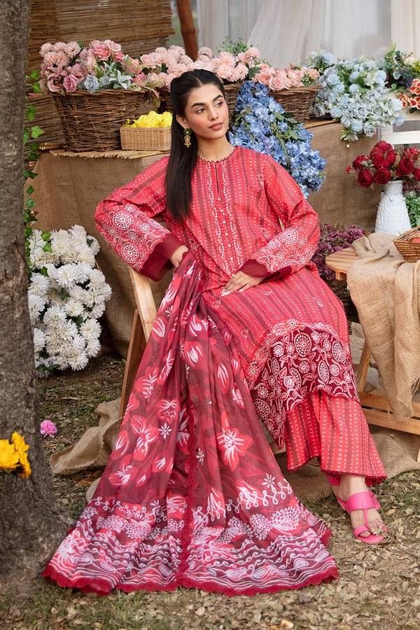 Afrozeh | Ayzel Summer Dream | CARDINAL - Pakistani Designer Dress - by Afrozeh | Type: Casuals - 100% Original at Saira Sultan