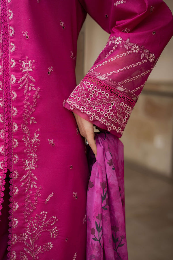Azzal | Lawn 25 | ORCHID - Pakistani Designer Dress - by Azzal - Type : Ladies Clothes - 100% Original at Saira Sultan