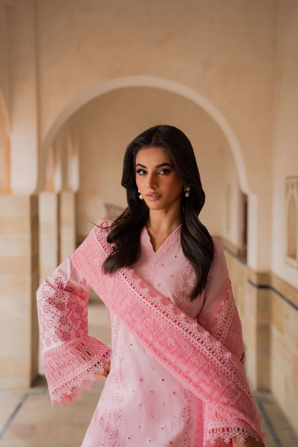 Azzal | Lawn 25 | CORAL - Pakistani Designer Dress - by Azzal - Type : Ladies Clothes - 100% Original at Saira Sultan