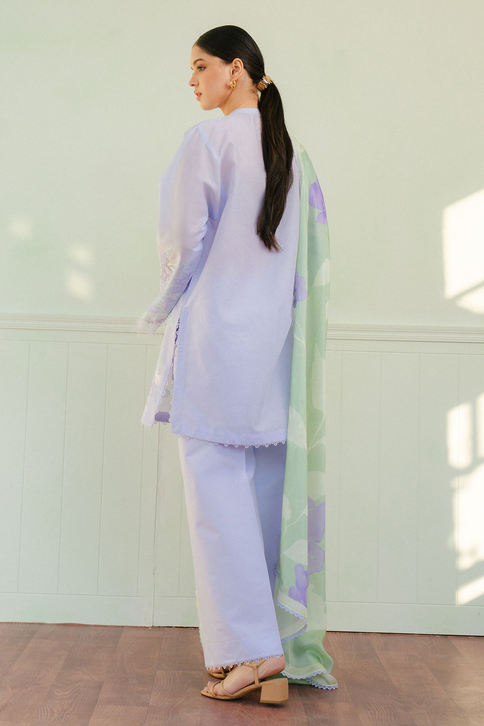 Zara Shahjahan | Coco Lawn 25 | BLOOM-1A S Soft Lilac Lawn