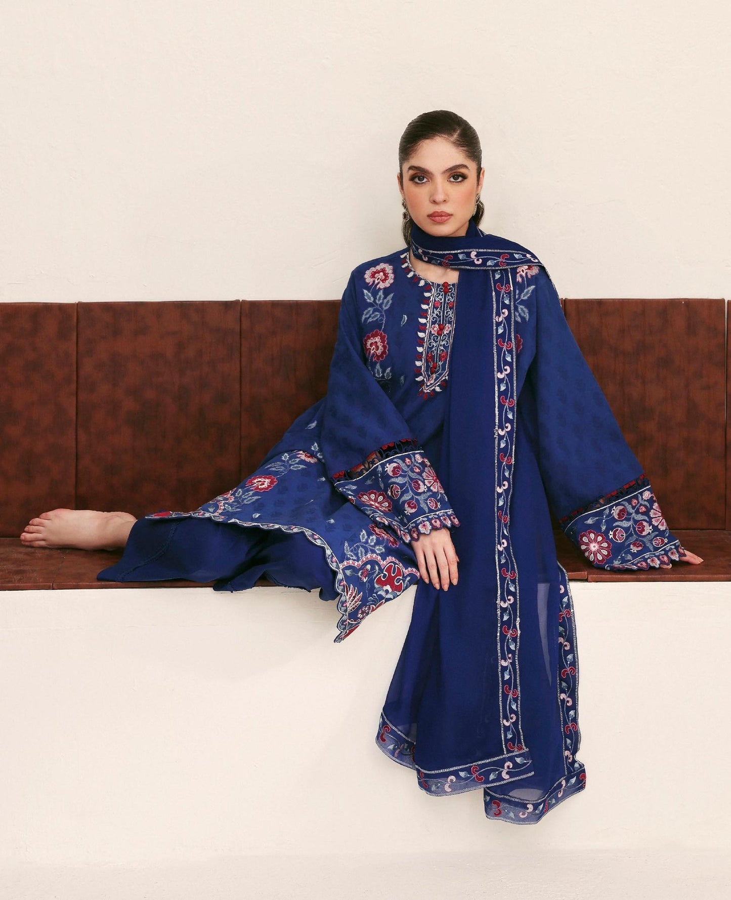 Republic Womenswear | Basics Pre Fall 25 | Perle by Republic Womenswear - Designer Dress - Type : Ladies Clothes - Available at Saira Sultan - 100% Original