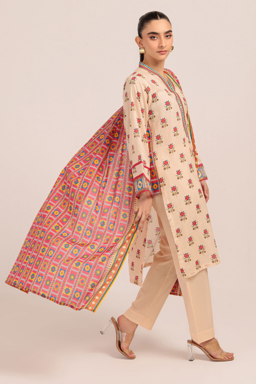 Bonanza Satrangi | O White Lawn 3 Piece (BPS1243P02) 10 White