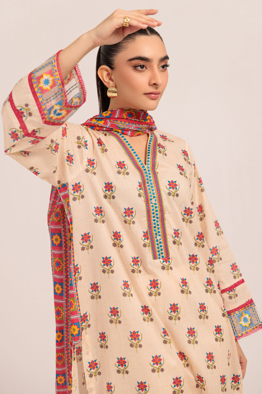 Bonanza Satrangi | O White Lawn 3 Piece (BPS1243P02) 16 White