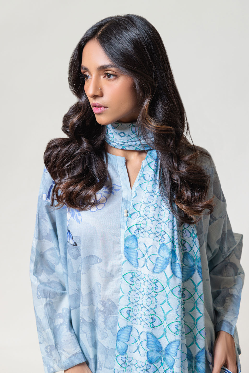 Bonanza Satrangi | Grey Lawn 3 Piece (BPS2243P16) 10 Grey