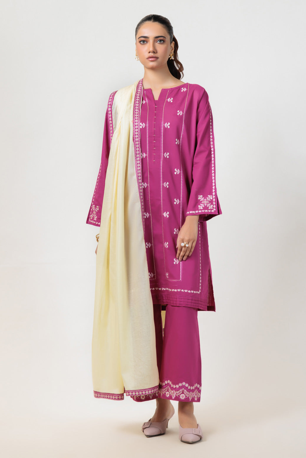 Bonanza Satrangi | Purple Cambric 3 Piece (BPS5243P07) 8 Purple