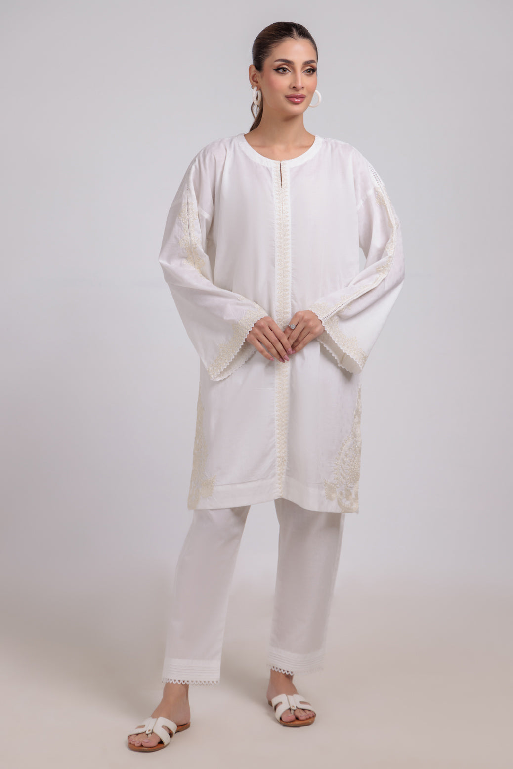 Bonanza Satrangi | White Jacquard 2 Piece (BPS7242P01) 8 White