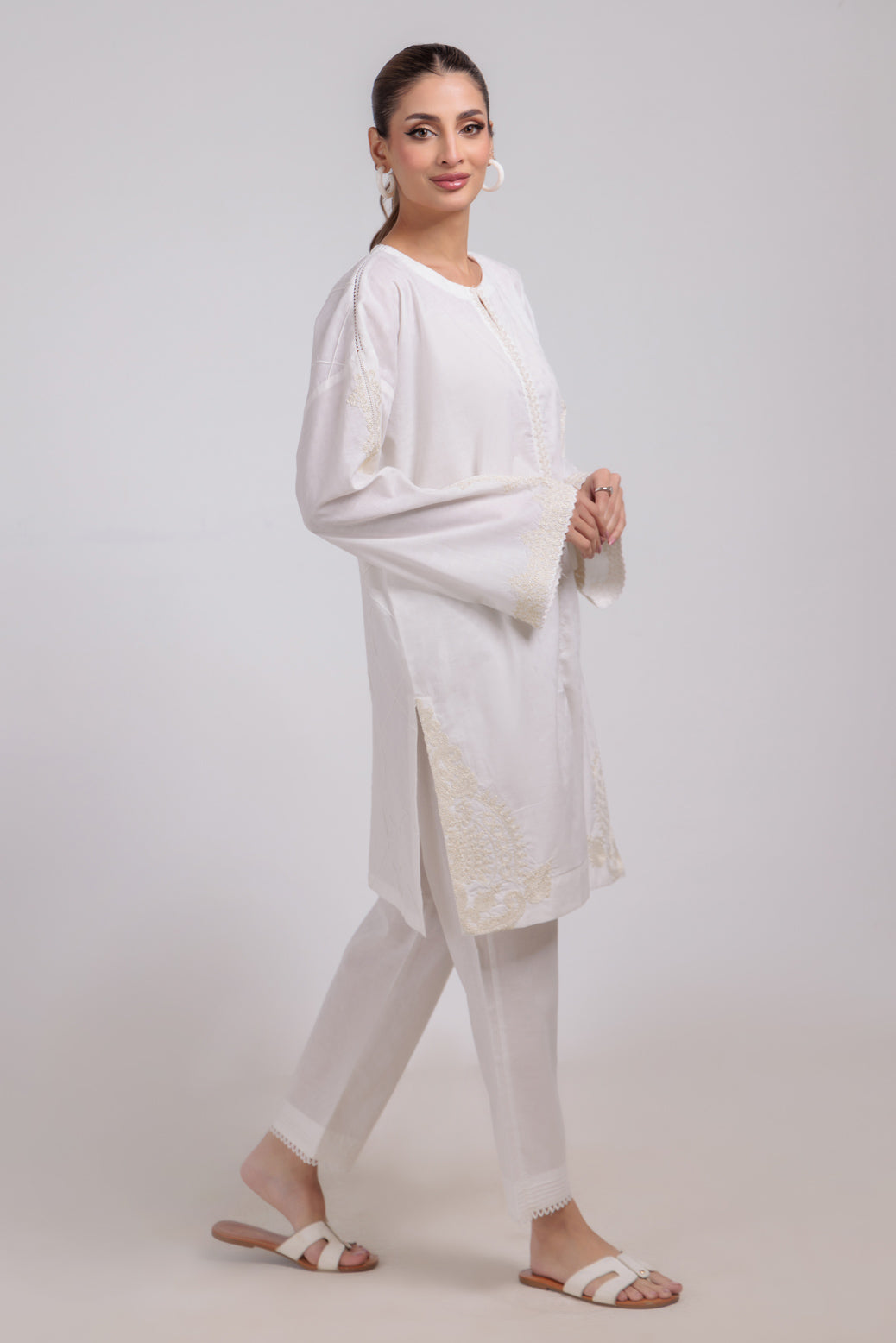 Bonanza Satrangi | White Jacquard 2 Piece (BPS7242P01) 14 White
