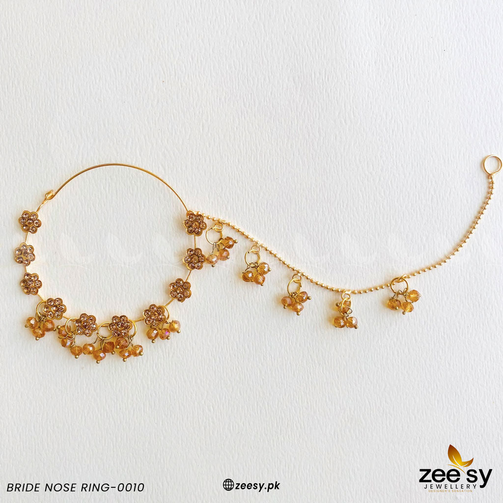 Bride Nose Ring-0010 Champagne