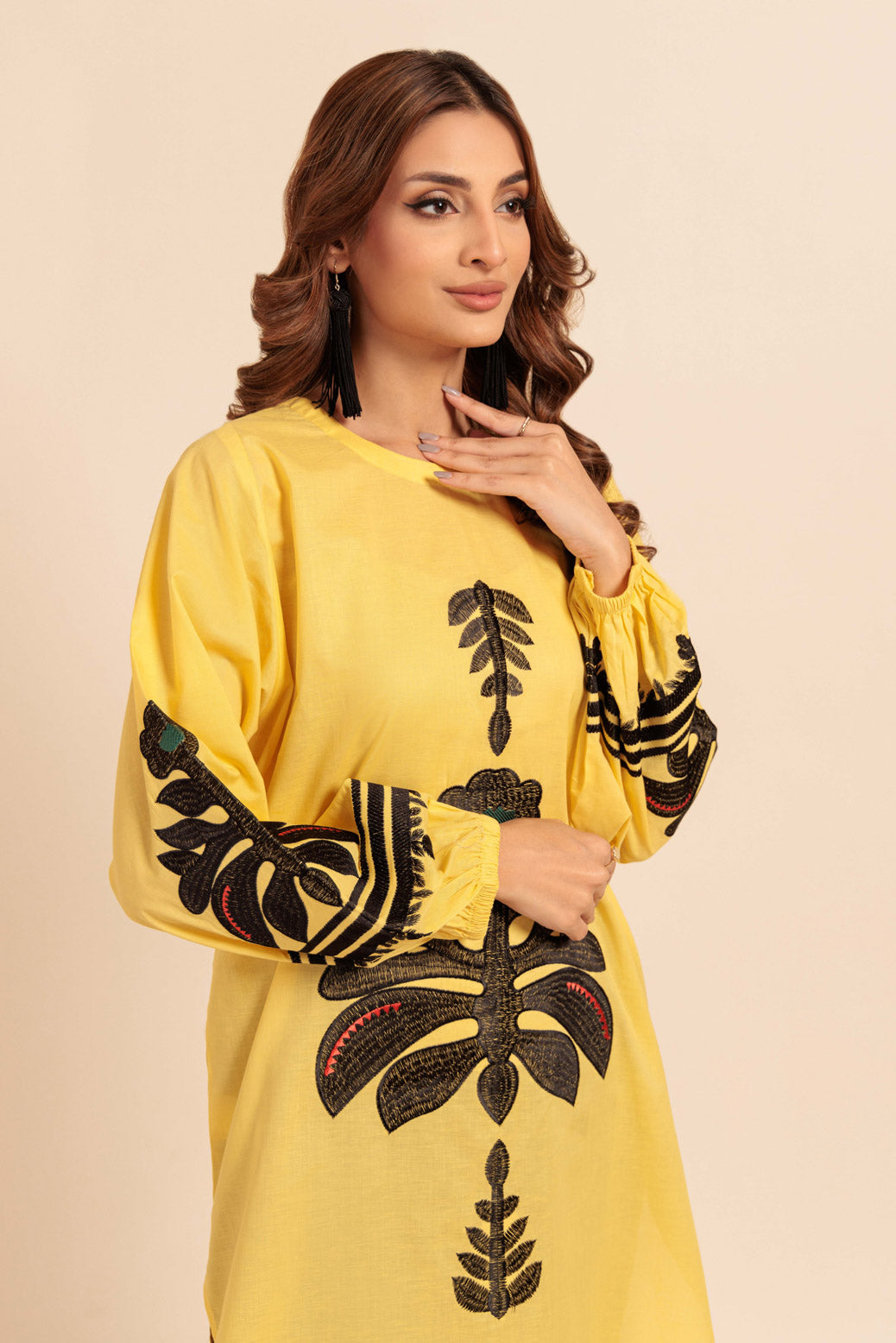 Bonanza Satrangi | Yellow Cambric 2 Piece (BS7242P22) 14 Yellow