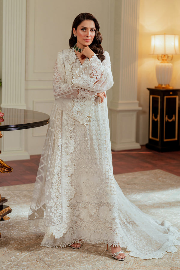 Baroque | Chantelle 24 | CHIFFON CH13-02 M White Long Shirt with Pant