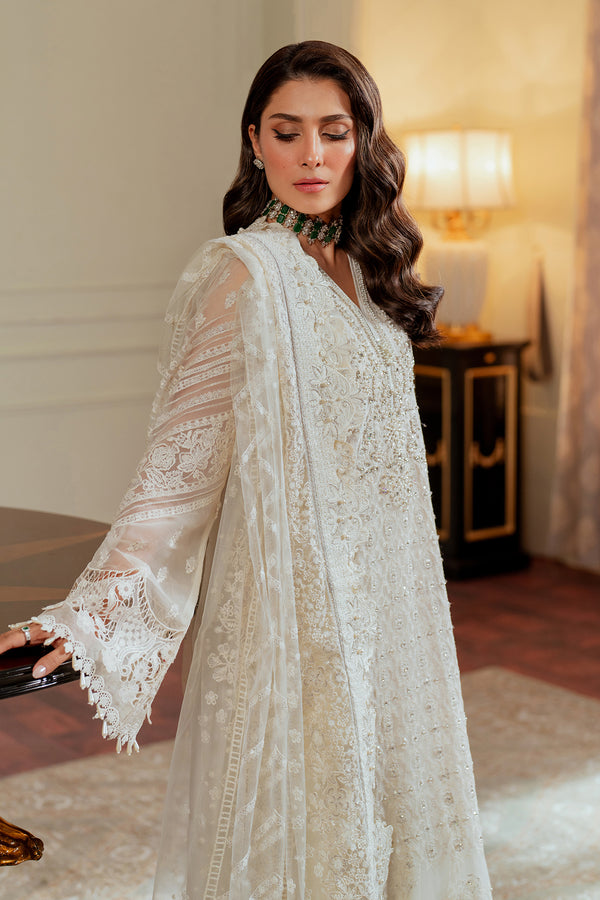 Baroque | Chantelle 24 | CHIFFON CH13-02 L White Long Shirt with Pant