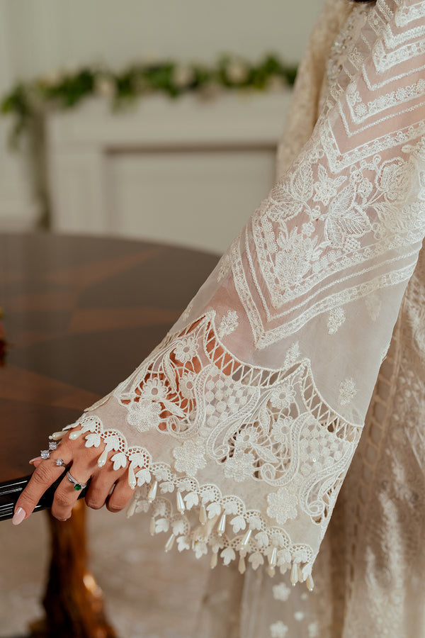 Baroque | Chantelle 24 | CHIFFON CH13-02 XL White Long Shirt with Pant