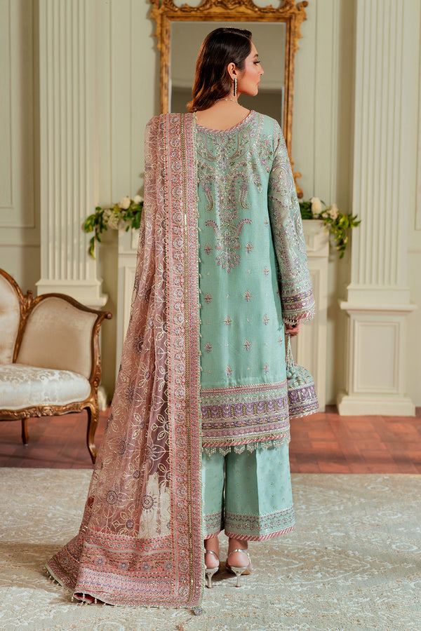 Baroque | Chantelle 24 | NET CH13-08 S Light Ferozi Shirt with Wide Trouser