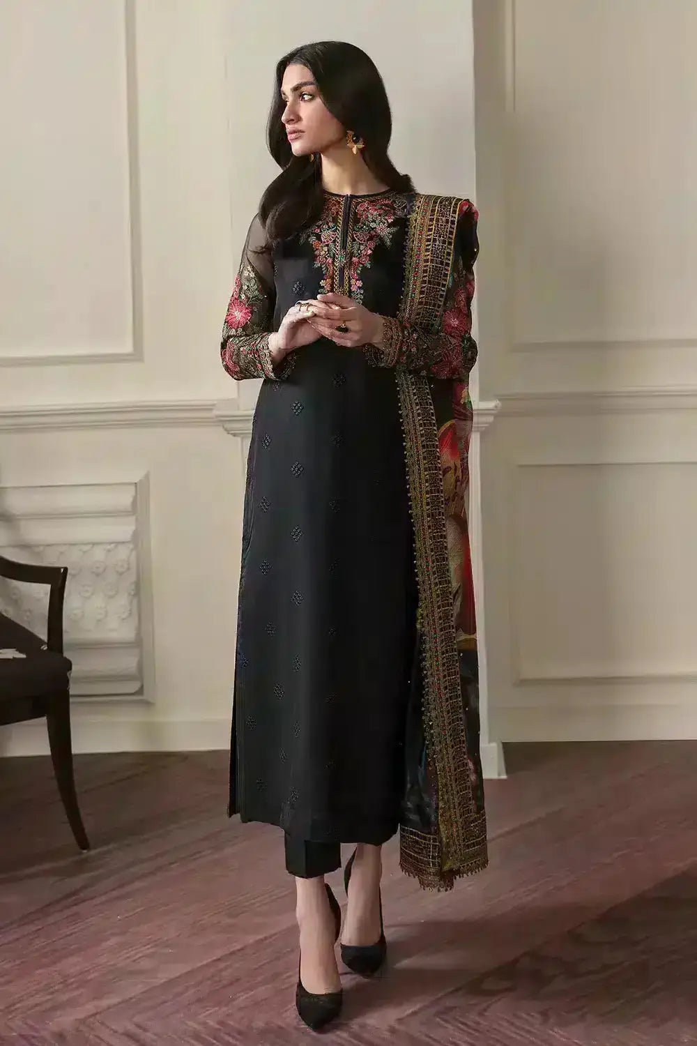 Baroque | Formals Collection | UF-290 - Pakistani Designer Dress - by Baroque | Type: Formal - 100% Original at Saira Sultan