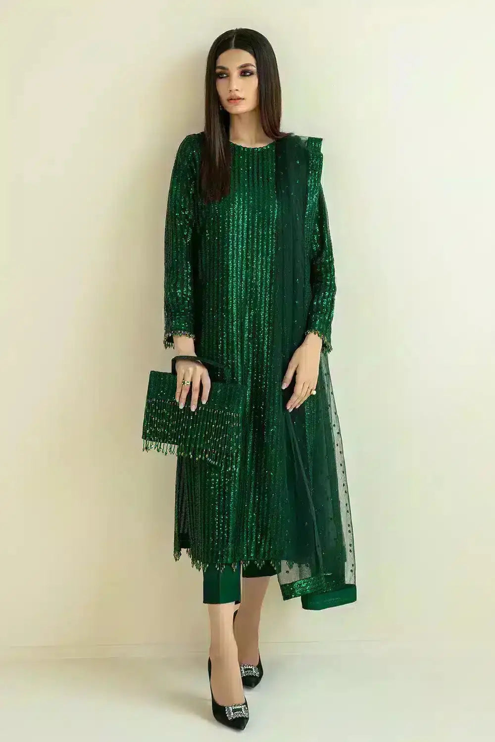 Baroque | Formals Collection | UF-386 - Pakistani Designer Dress - by Baroque | Type: Formal - 100% Original at Saira Sultan