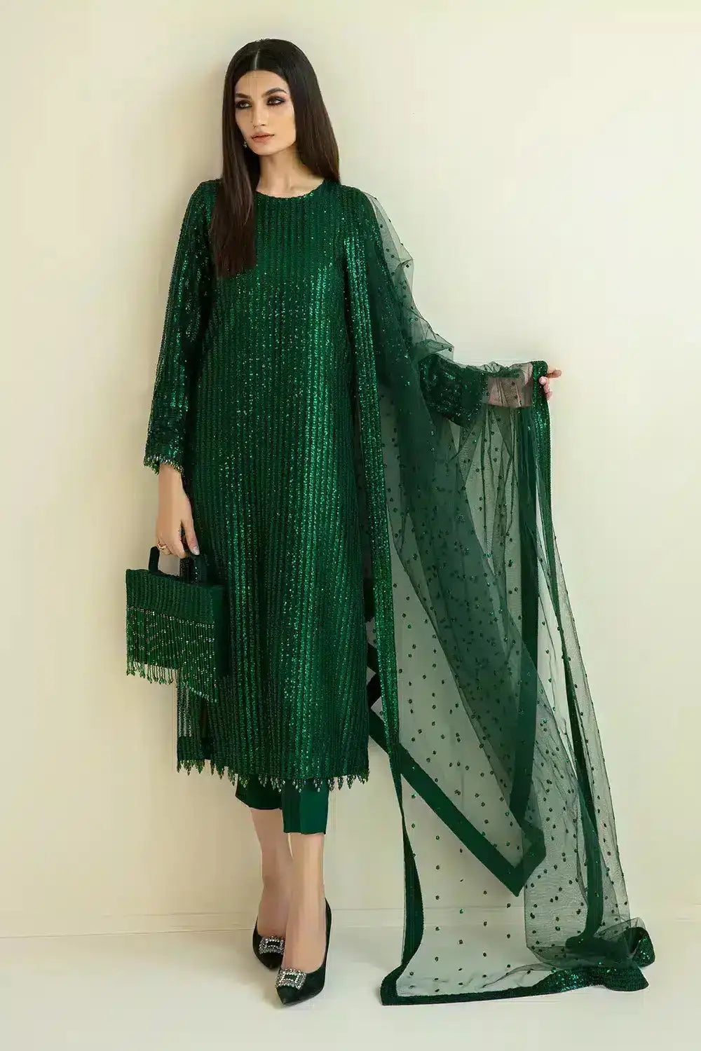Baroque | Formals Collection | UF-386 - Pakistani Designer Dress - by Baroque | Type: Formal - 100% Original at Saira Sultan